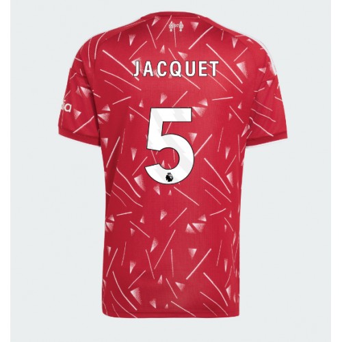 Liverpool Jeremy Jacquet #5 Fußballbekleidung Heimtrikot 2026-27 Kurzarm